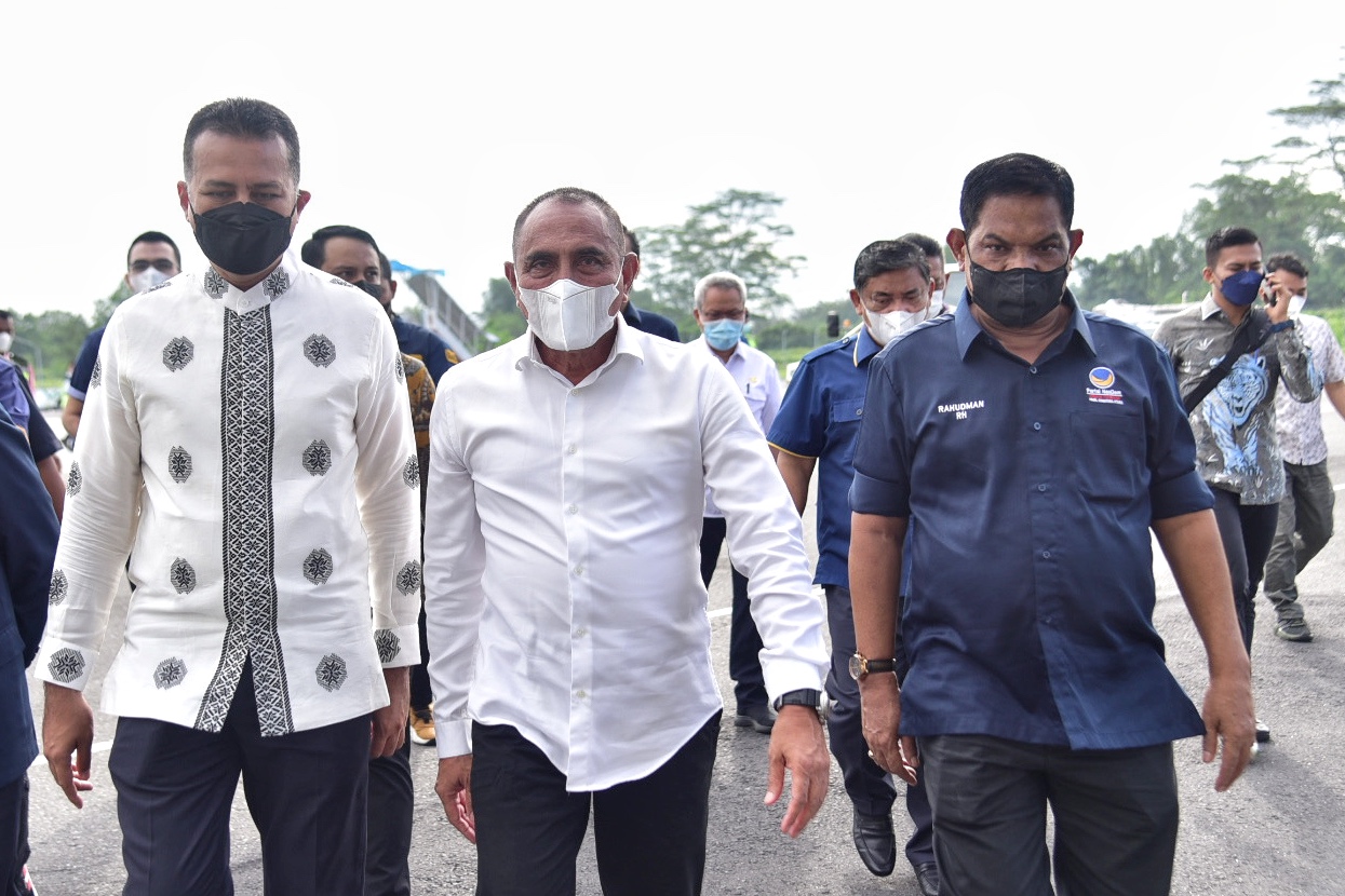 Edy Rahmayadi Pastikan Perbaikan Infrastruktur Terus Dilakukan