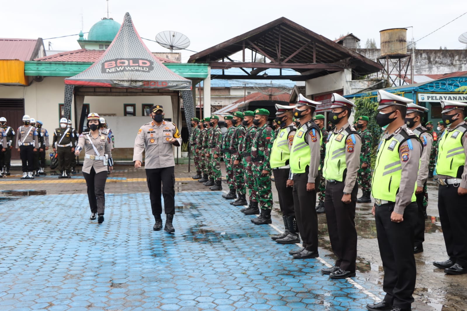 Kapolresta Deli Serdang Pimpin Apel Gelar Pasukan Operasi Keselamatan Toba 2022