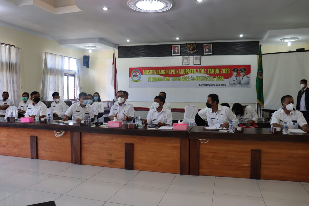 Bupati Toba Secara Resmi Musrenbang RKPD Kabupaten Toba Tahun 2023 Tingkat Kecamatan Tahun 2022