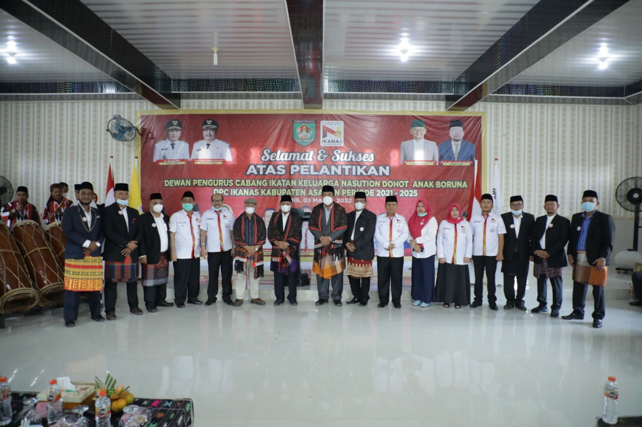Bupati Asahan Hadiri Pelantikan DPC Ikanas Dohot Boruna Kabupaten Asahan Periode 2021-2025