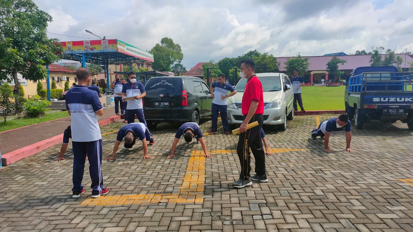 Polresta Deli Serdang Laksanakan Tes Kesamaptaan Jasmani Seluruh Personil