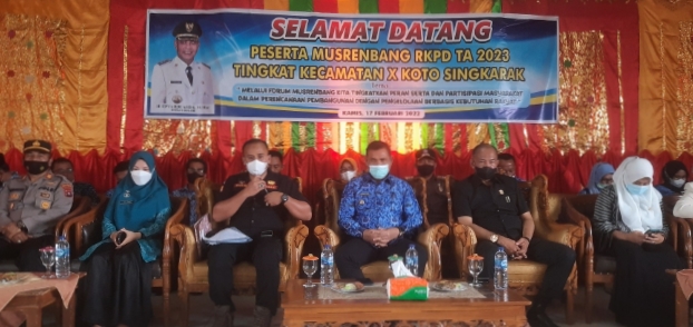 Bupati Solok Buka Musrenbang Kecamatan X Koto Singkarak