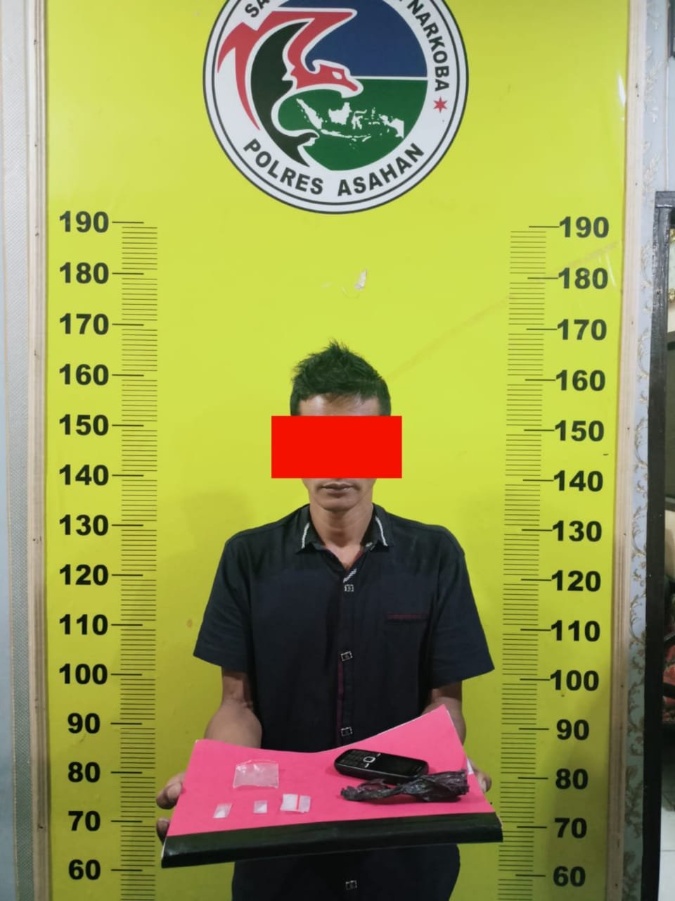 Sat Res Narkoba Polres Asahan Amankan Warga Air Joman Pengedar Sabu dari Jalan Wr. Supratman