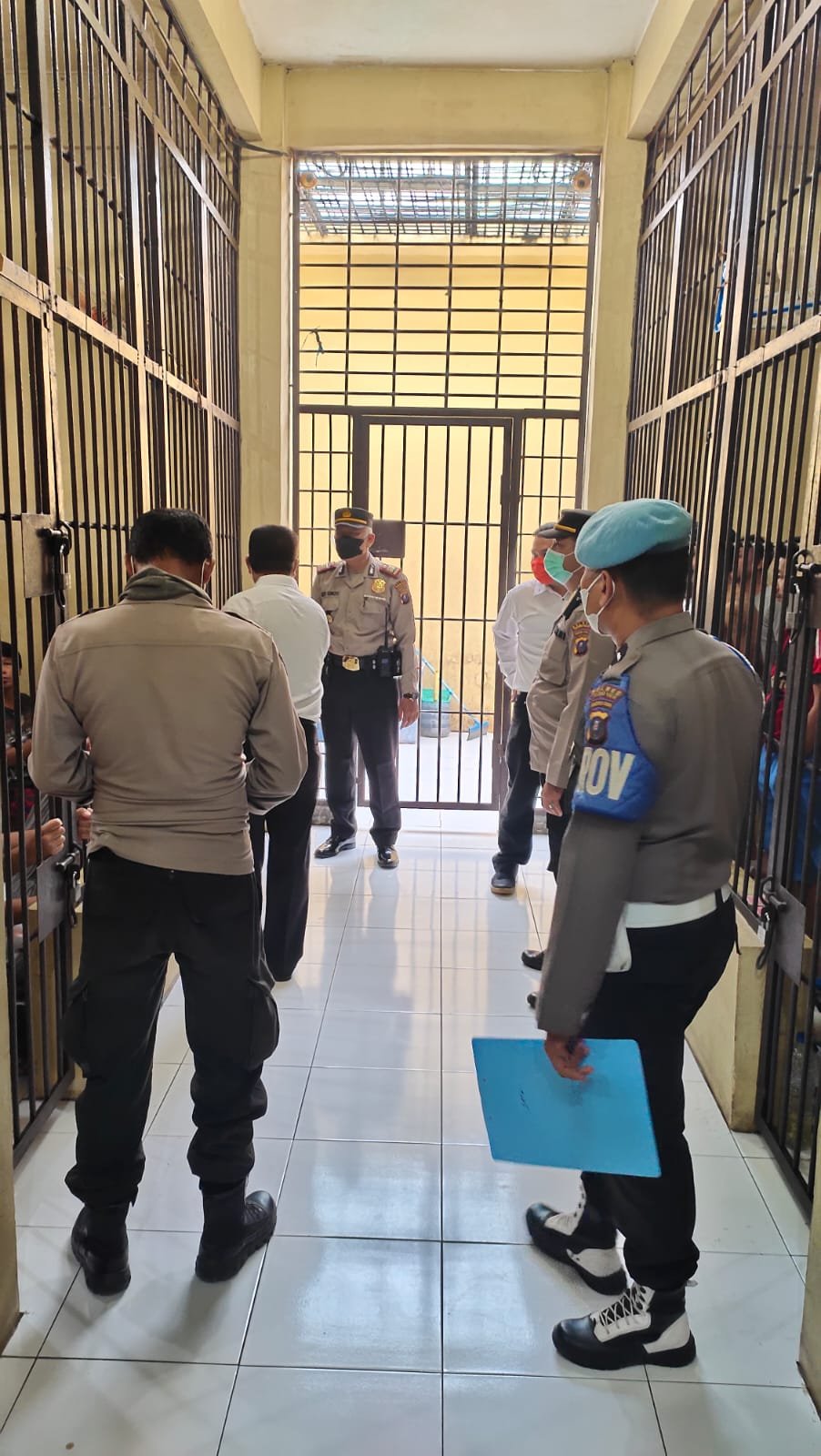 Pawas Polres Tanjung Balai Cek Ruang Tahanan, Pastikan Aman dan Lengkap