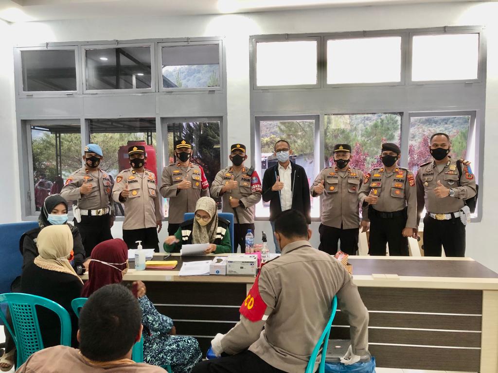 PLN UPP SBU 2 dan Polres Aceh Tengah Kolaborasi Gelar Vaksinasi Booster