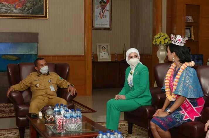 Bupati Paluta Sambut Kedatangan Putri Pariwisata Sumut