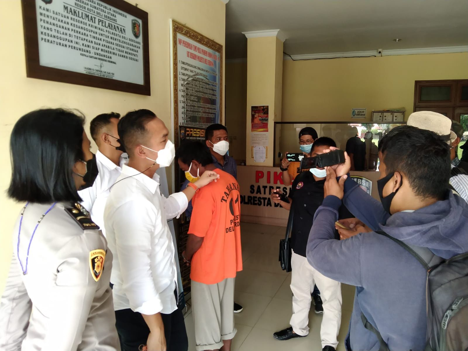 Sat Reskrim Polresta Deli Serdang berikan penjelasan kasus pencabulan terhadap anak kandung