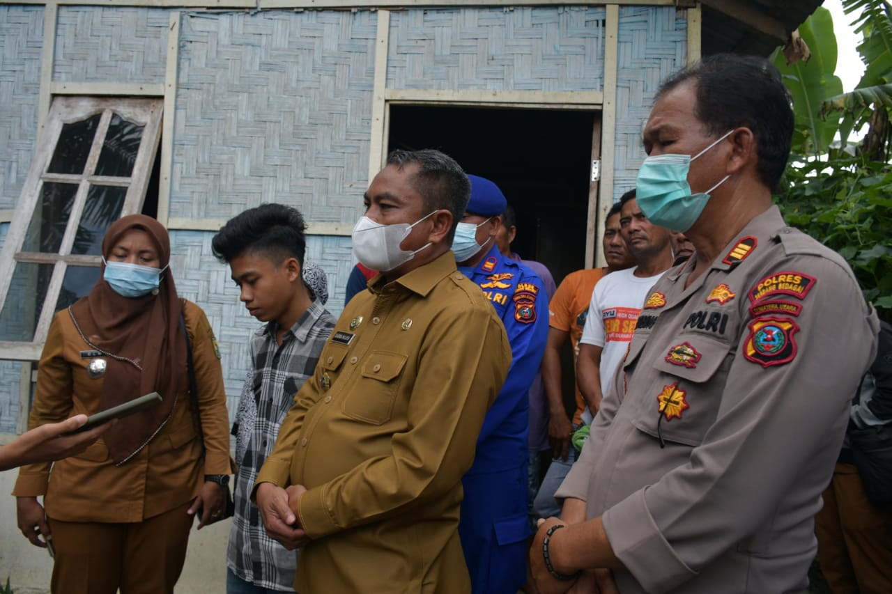 Bupati Sergai Kunjungi Kediaman Korban Kapal Tenggelam di Tanjung Beringin