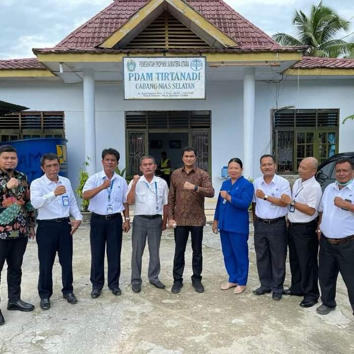 Dirut Perumda Tirtanadi Kabir Bedi, Menghadiri Pra Musrembang Provinsi SUMUT Di Pulau Nias.