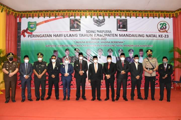 HUT ke-23 Madina Jadi Momentum Evaluasi Capaian Pembangunan