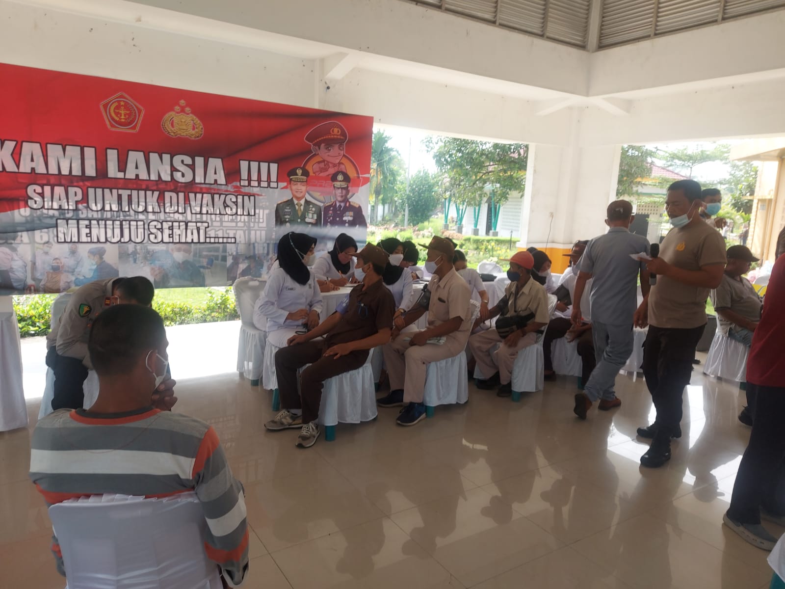 Dukung Percepatan Vaksinasi Se Nusantara, Polresta Deli Serdang Tetap Gencarkan Vaksinasi Massal