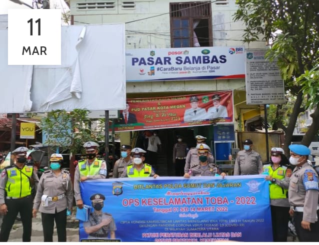 10 Hari Ops Keselamatan Toba 2022 Angka Kecelakaan Turun 18,97 Persen Dibanding Dengan Tahun 2021.