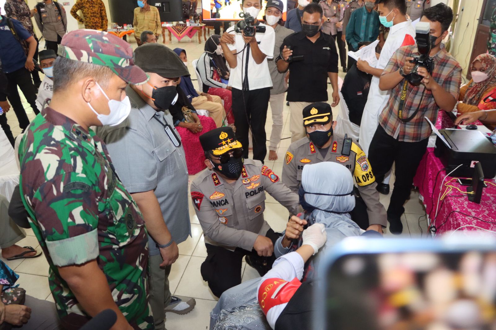 Akselerasi Vaksin di Tapsel, Kapolda Sumut : Jelang Ramadhan Semua Harus Sehat
