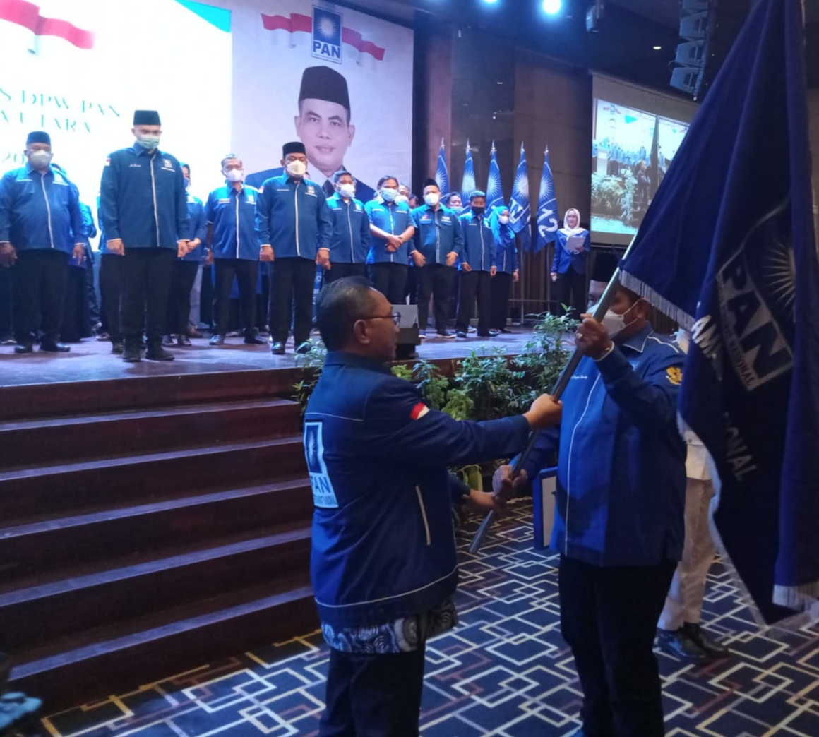 Zulkifli Hasan Lantik Ahmad Fauzan Pimpin PAN Sumut 2020-2025
