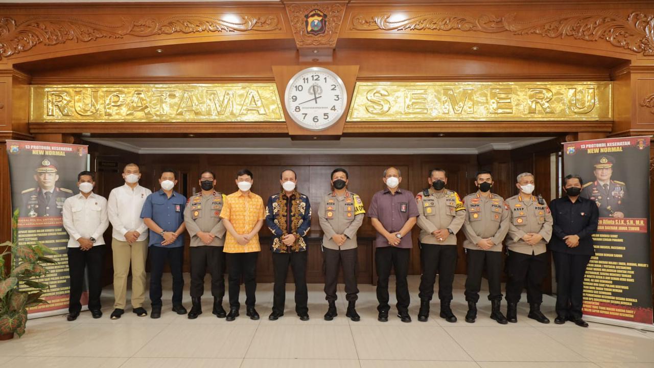 Tingkatkan Sinergitas, Kepala BNPT Kunjungi Polda Jatim