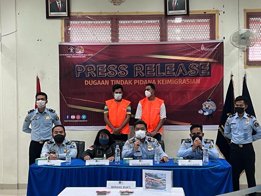 Imigrasi TBA Lanjutkan Penyidikan WN Bangladesh Terobos Perairan Asahan