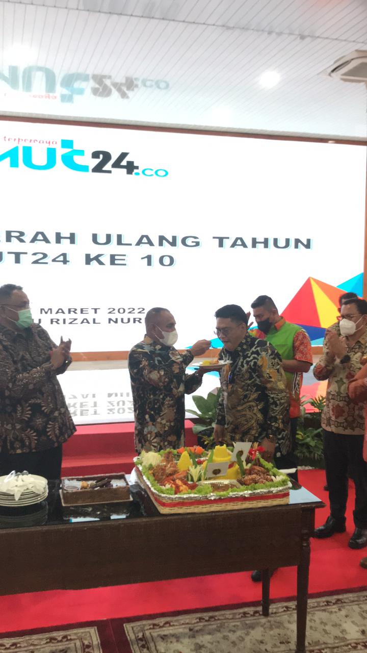 Hadiri HUT SUMUT24 ke 10, Gubsu Edy Rahmayadi : Tak Bisa Saya Membangun Tanpa Pers