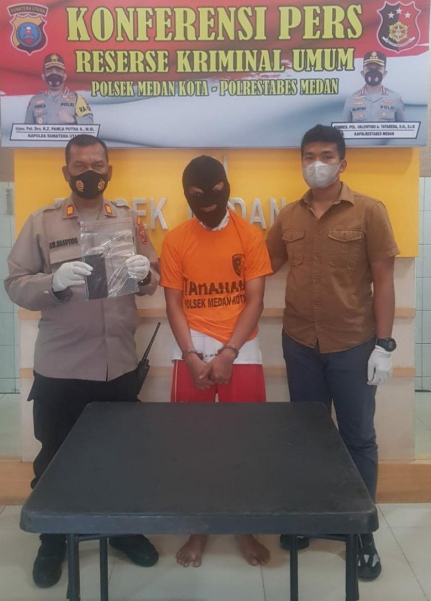 Rampok Hp Warga Perumnas Mandala Diringkus Tekab Polsek Medan Kota
