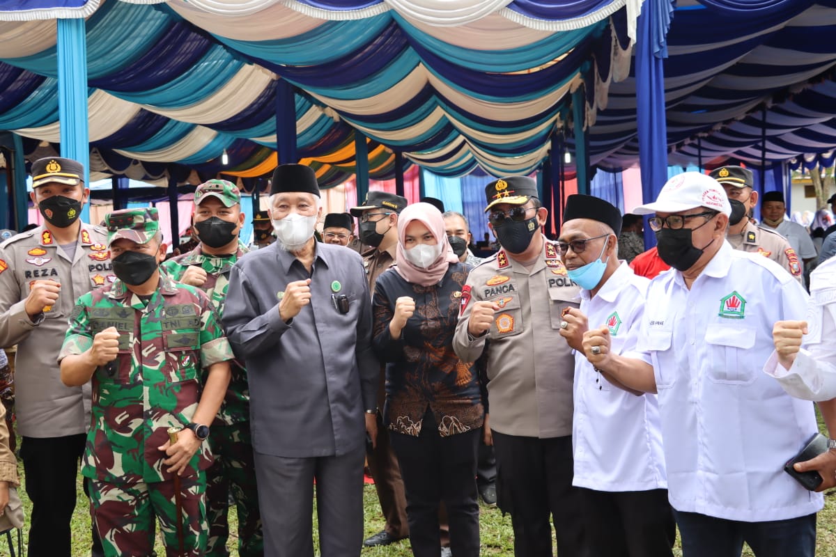Road Show, Kapoldasu dan Pangdam I/BB Ajak Ketua MUI Sumut Akselerasi Vaksin di Kota Santri