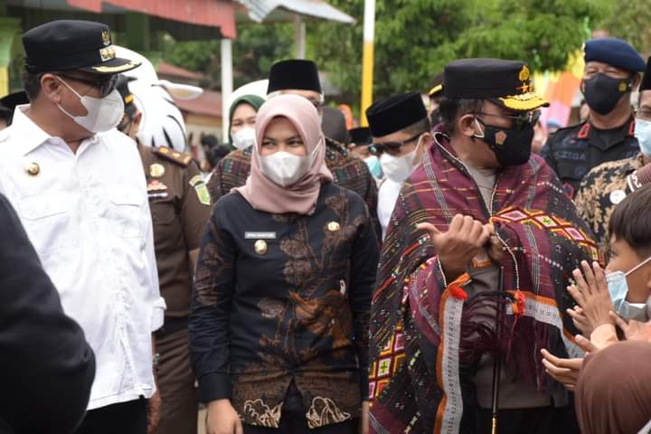 Bupati Bersama Forkopimda Madina Sambut Kedatangan Kapolda Sumut dan Pangdam I Bukit Barisan