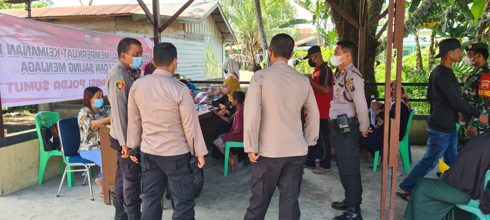 Jelang Ramadhan 1443-H, Polres dan Polsek se Jajaran Kebut Pencapaian Target Vaksinasi 70 Persen