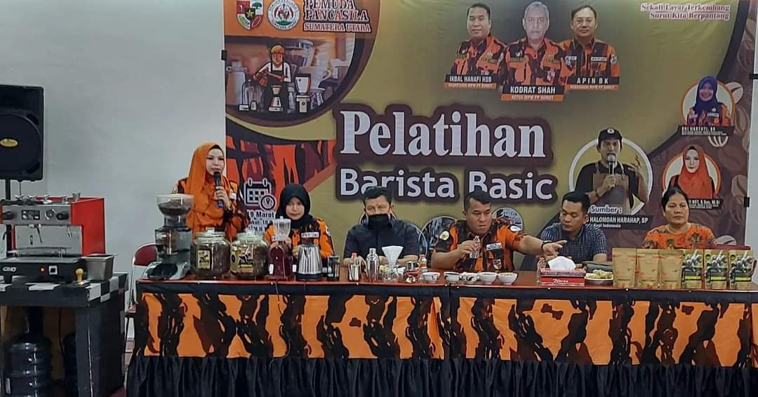 MPW PP Sumut Gelar Pelatihan Barista Kopi, Iqbal Hasibuan : Diharapkan Dapat Menciptakan Wirausaha Muda