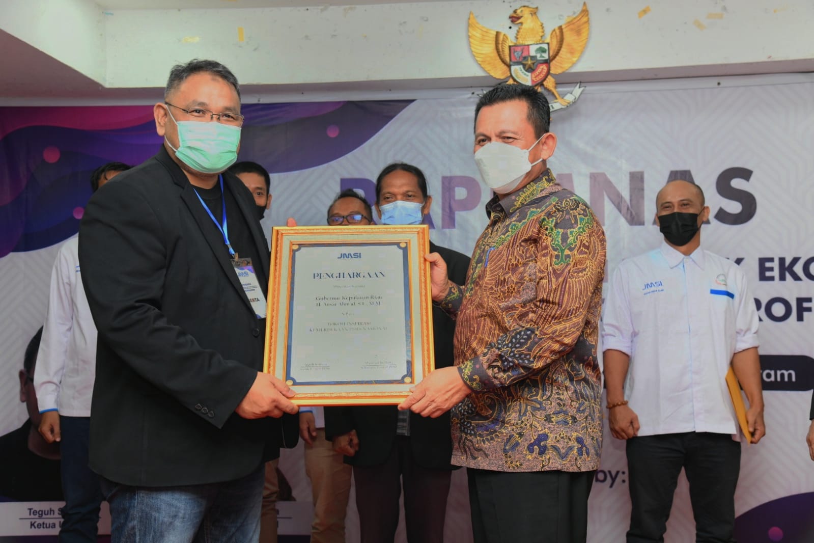 Hadiri Rapimnas JMSI Tahun 2022, Ansar Ahmad Ditetapkan Sebagai Tokoh Inspirasi Kemerdekaan Pers Nasional