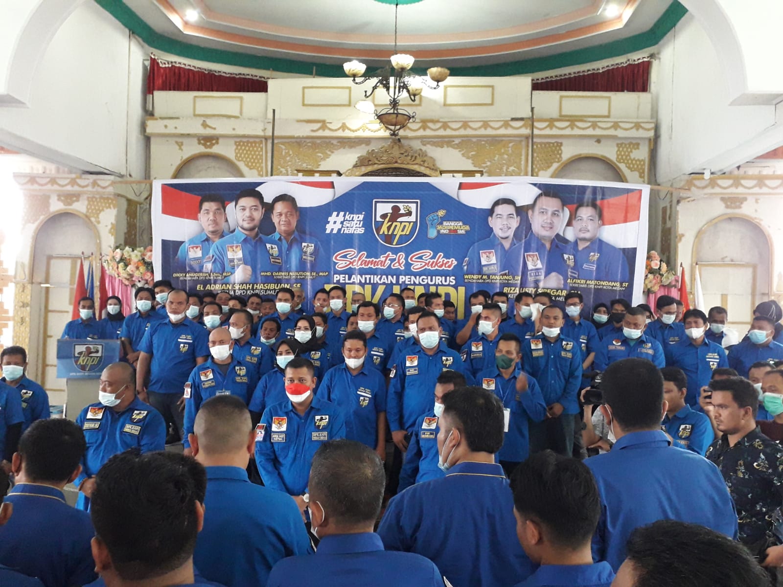 Ardiansyah Nasution Dilantik Sebagai Ketua DPK KNPI Medan Denai Periode 2021-2024