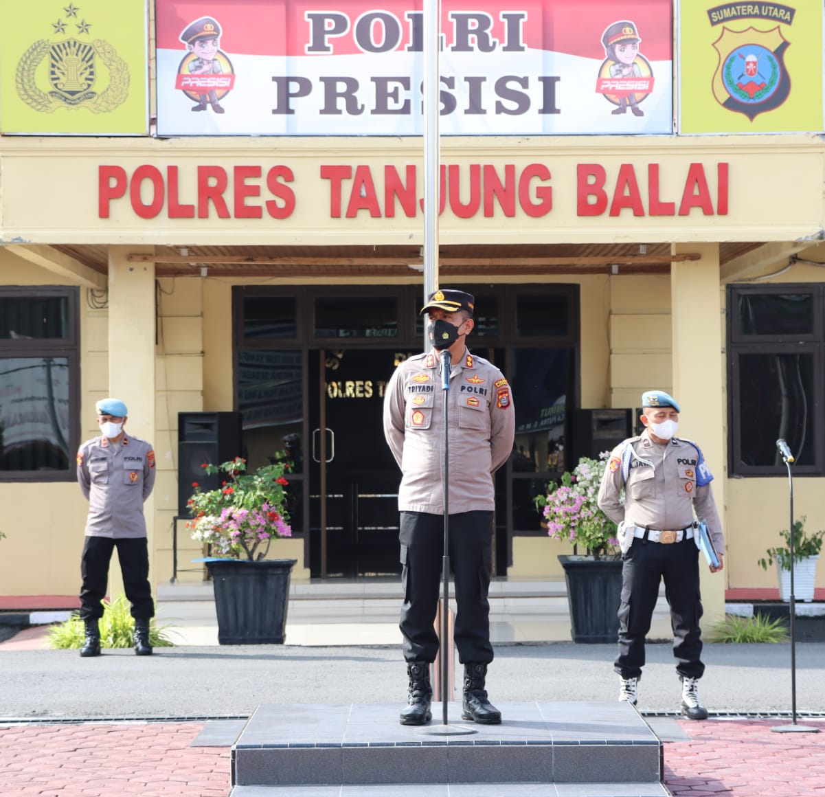 Kapolres Tanjung Balai Ingatkan Personil, Laksanakan Tugas Sesuai SOP