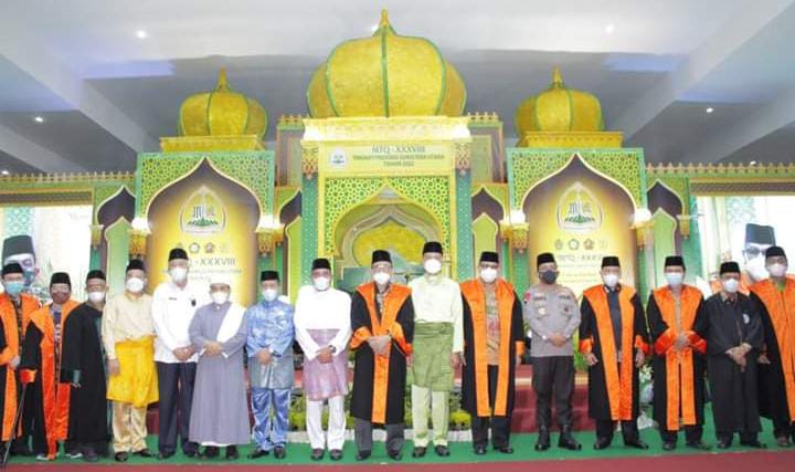 Bupati dan Wabup Labuhanbatu Hadiri Pembukaan MTQ Ke XXXVIII Tingkat Provinsi Sumut