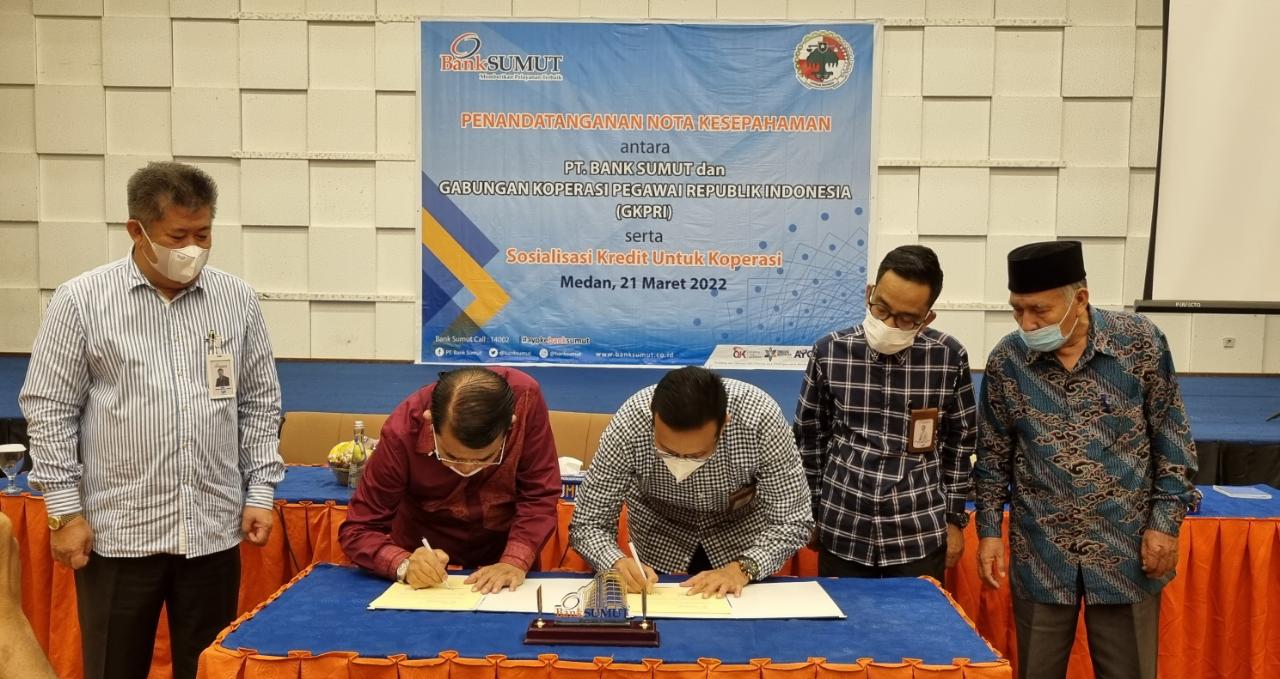 Bank Sumut dan GKPRI Sumut Tandatangani MoU Jalin Kerjasama
