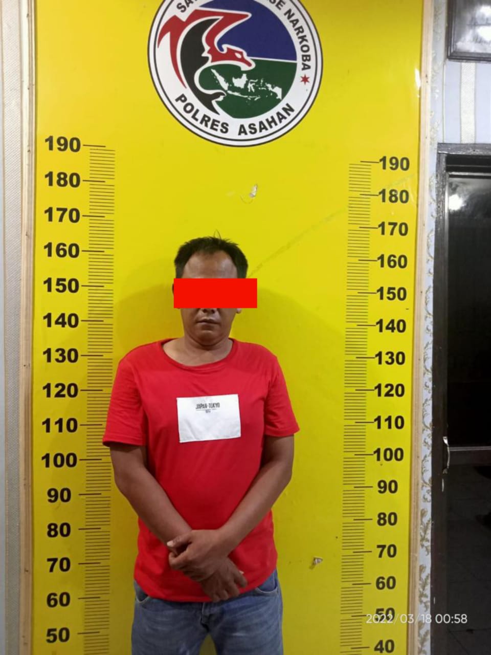 Satres Narkoba Polres Asahan Amankan Seorang Pria Pengedar Sabu di Air Joman