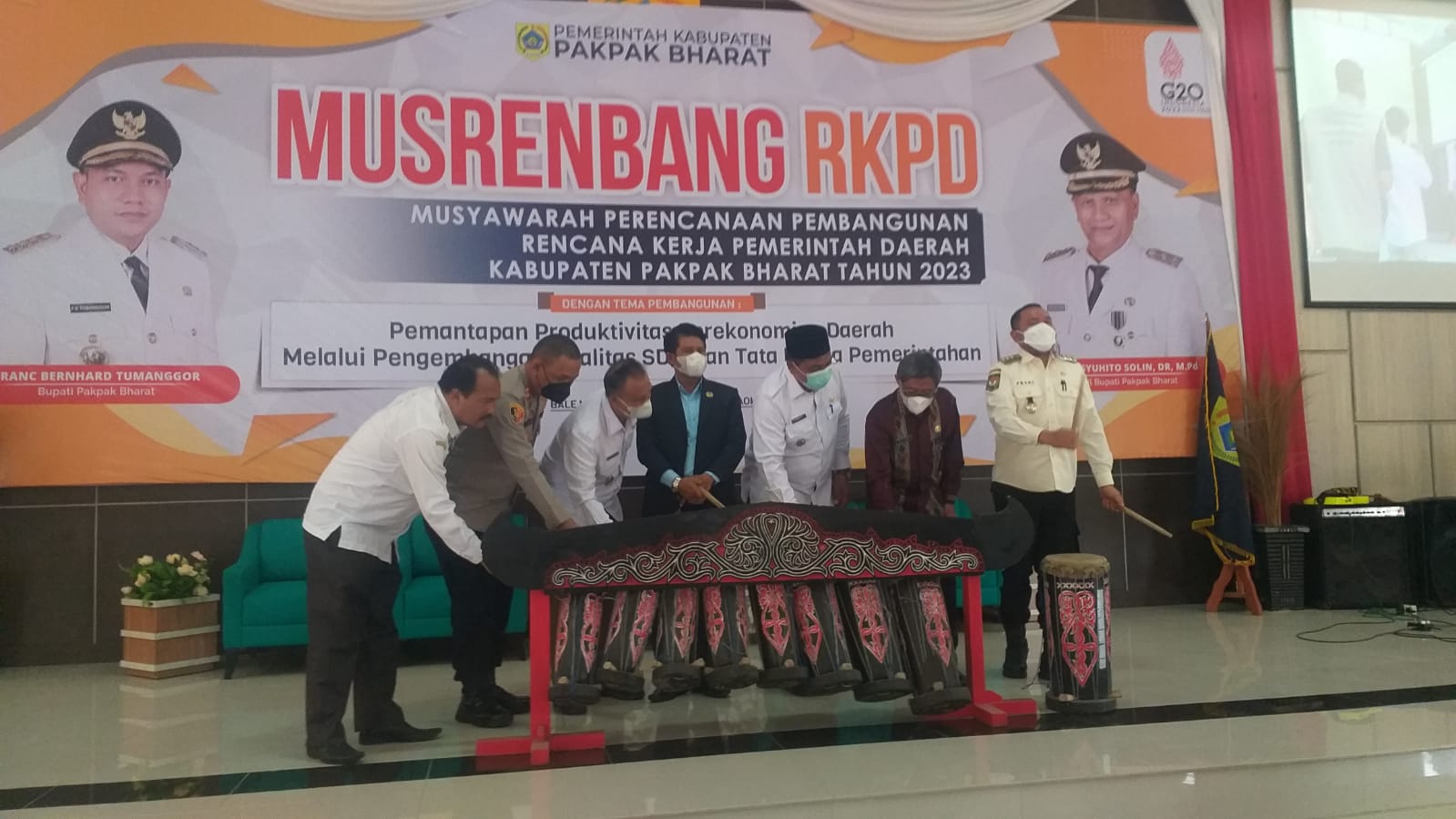 Bupati Pakpak Bharat Resmi Buka Musrenbang RKPD 2023