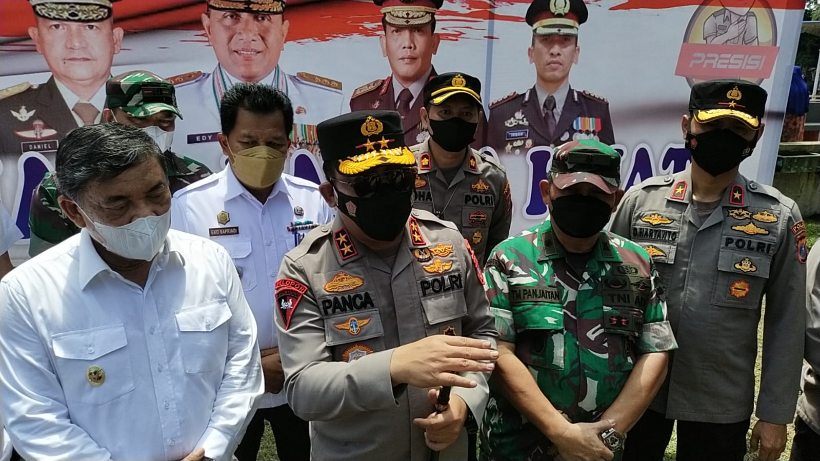 Percepat Vaksinasi, Kapoldasu Pantau Vaksinasi Polresta Deli Serdang Di Sunggal