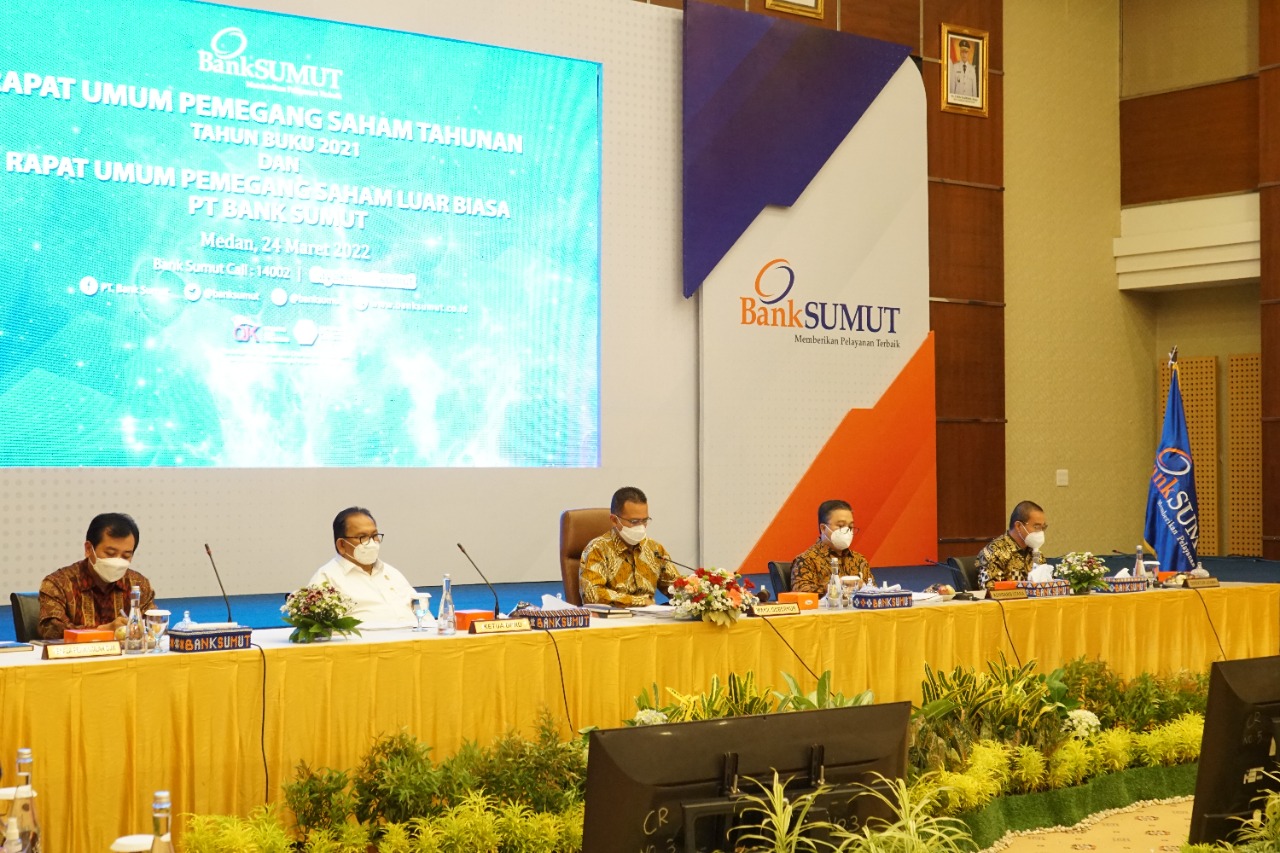 Bank Sumut Raup Laba Rp 613,5 Miliar,  Bagikan Deviden Rp582,8 Miliar