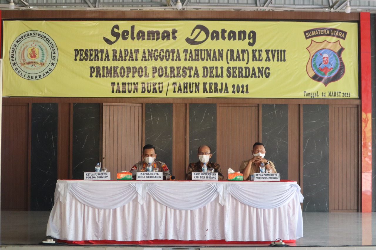RAT Digelar, Bukti Transfaransi dan Akuntabilitas Koperasi Primkoppol Polresta Deli Serdang Kepada Anggota