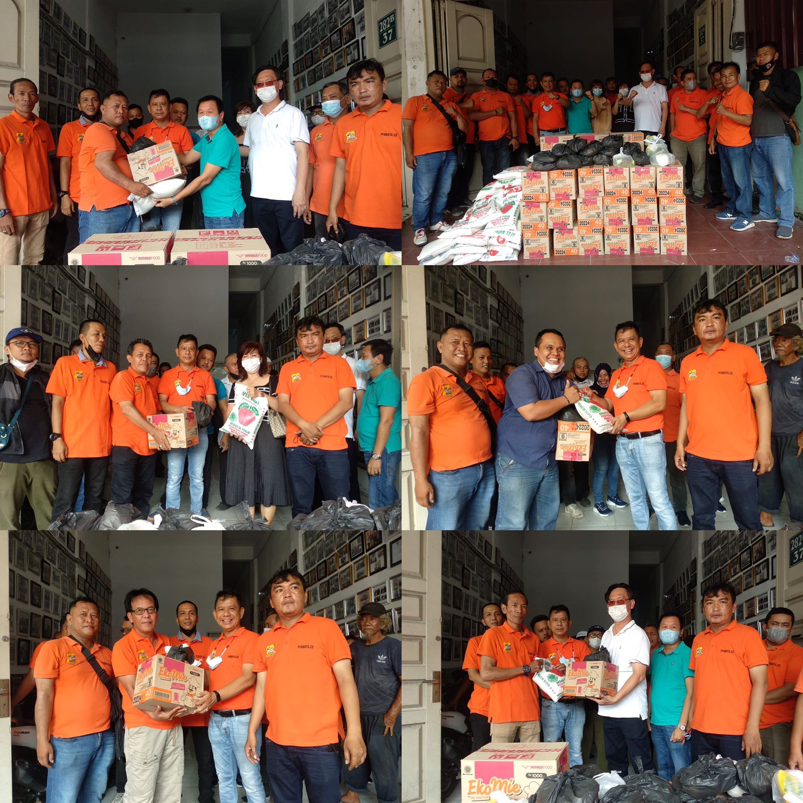 Sambut Ramadan, Ketua Pewarta Bersama Pengusaha Bagi 450 Paket Sembako kepada Wartawan dan Masyarakat Kurang Mampu