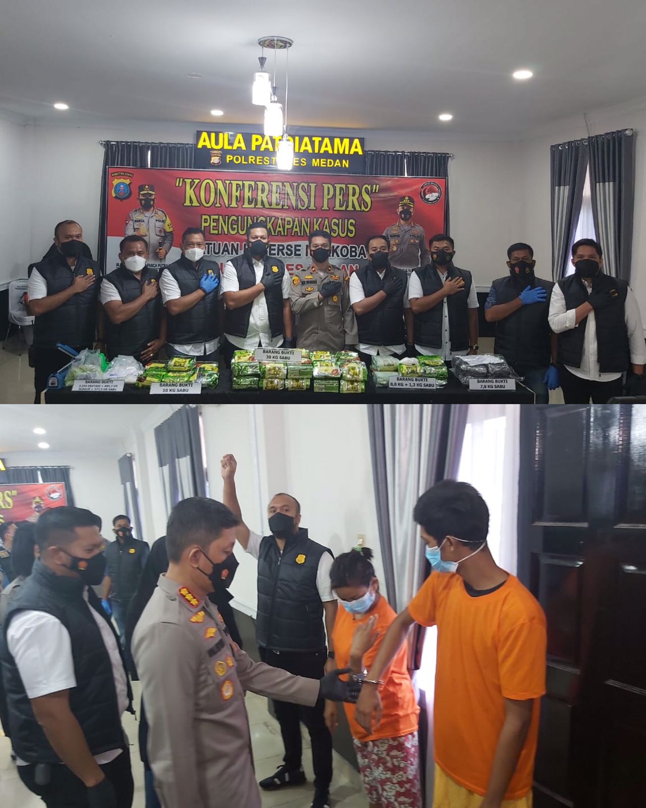 Bongkar Penyelundupan Narkoba Internasional, Sabu 58 Kg dan Pil Ekstasi 3.440 Butir Diamankan, Kombes Pol Valentino : Melawan Tembak Mati