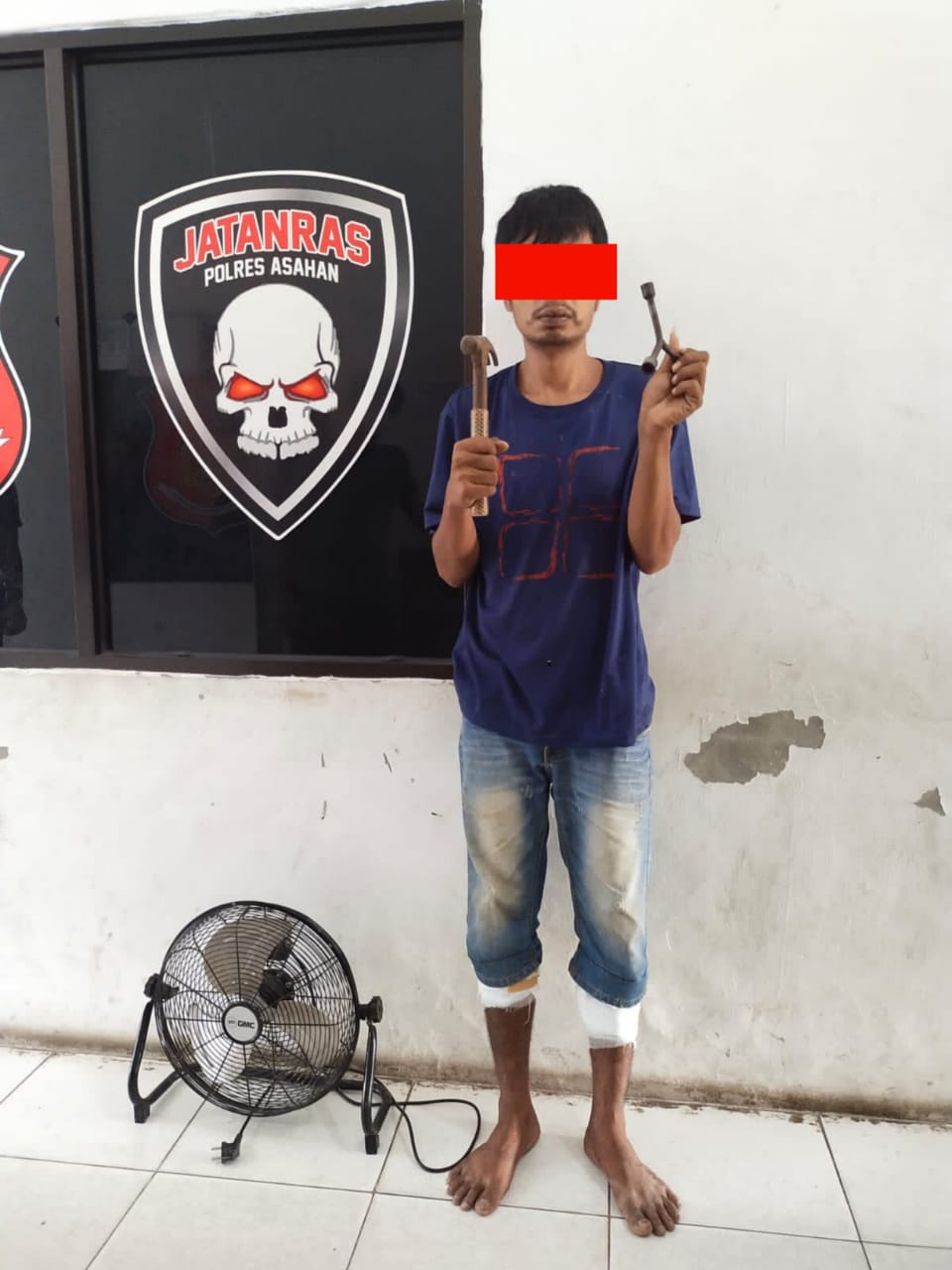 Melawan Petugas Residivis Pencurian dalam Rumah Ditembak Unit Jatanras Sat Reskrim Polres Asahan