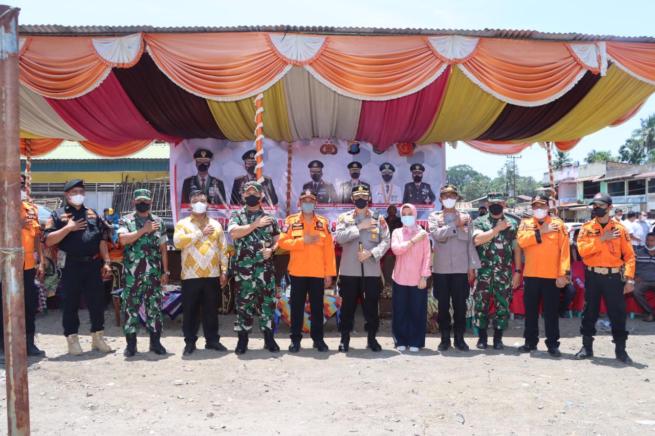 Bupati Paluta Tinjau Akselerasi Vaksinasi Massal Di Kec Dolok