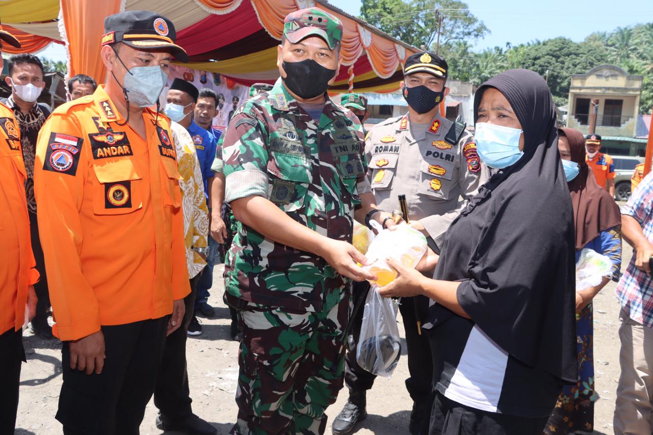 Dandim0212/TS Bersama Forkopimda Tinjau Akselerasi Vaksinasi Massal Di Kec Dolok
