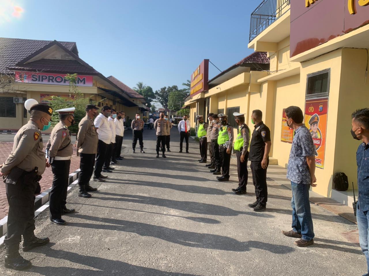 Kapolres Tanjung Balai Pimpin Apel Serah Terima Piket Fungsi, AKBP Triyadi Berikan Beberapa Penekanan