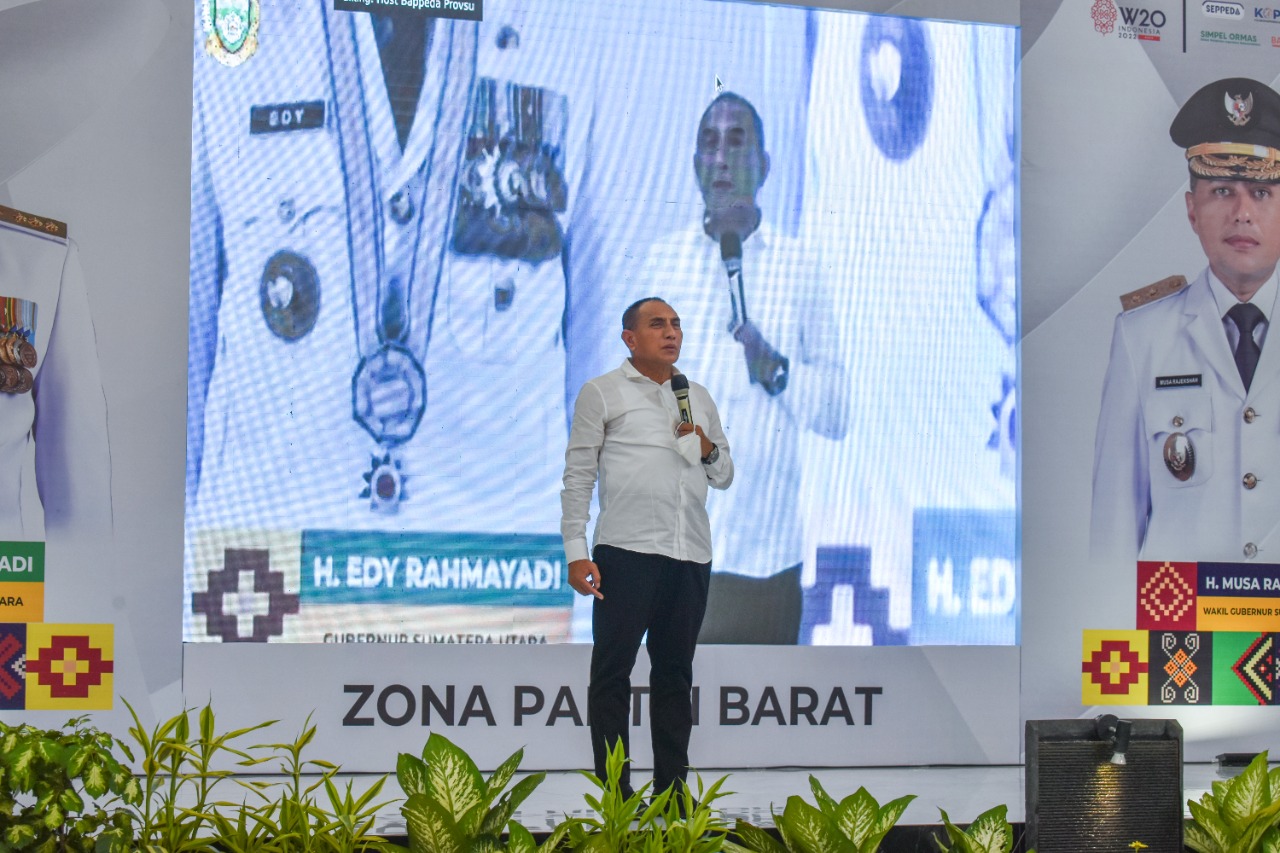 Buka Pra Musrenbang RKPD PROVSU 2023 Zona Pantai Barat,Gubsu : Prioritas Bangun Infrastruktur