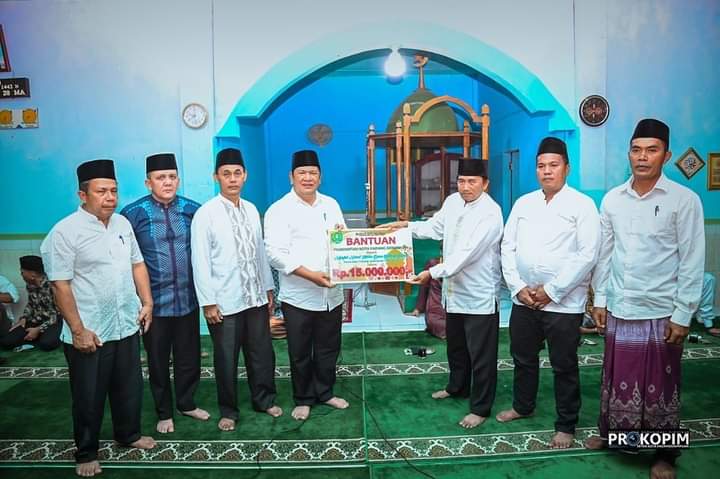 Safari Israâ€™ Miâ€™raj, Walikota Irsan Nasution Bantu Pembangunan Masjid Nurul Huda