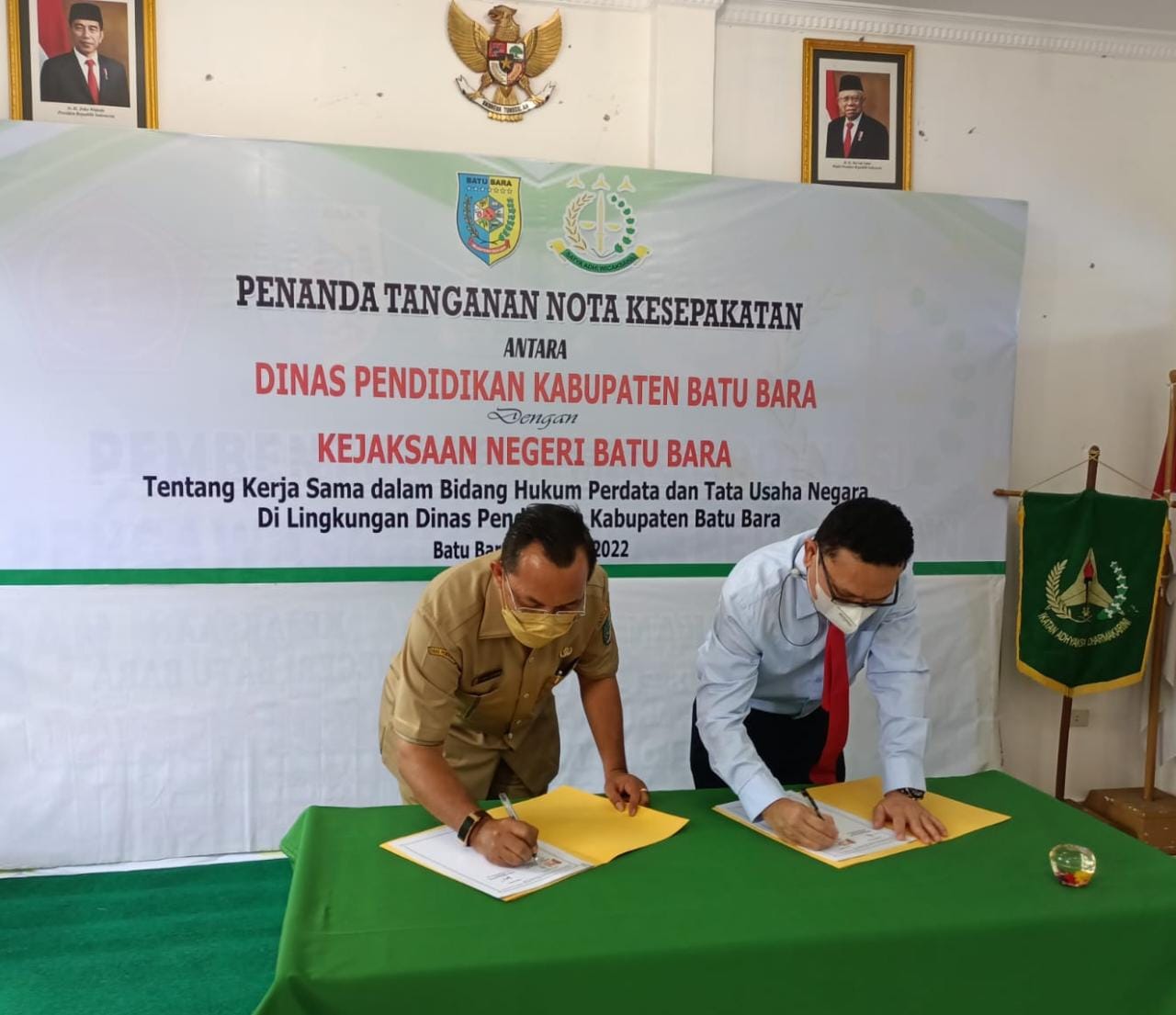 Disdik Batubara -Kejari MOu Bantuan Hukum, Kadisdik Ilyas Sitorus : Sebagai  Landasan untuk Koordinasi dan Bersinergitas