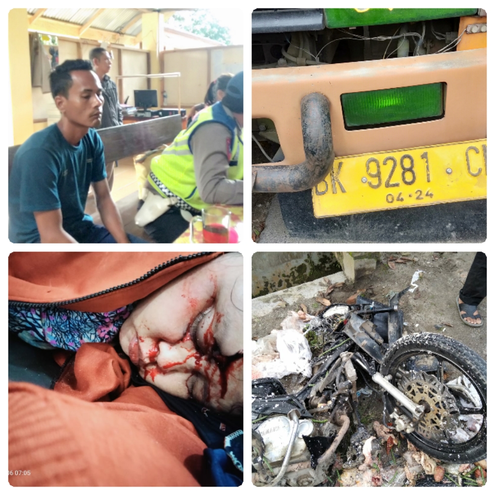 Julasman Sitepu Bohongi Keluarga Korban Tabrak Truc VS Sepeda Motor Biayai Sampai Sembuh