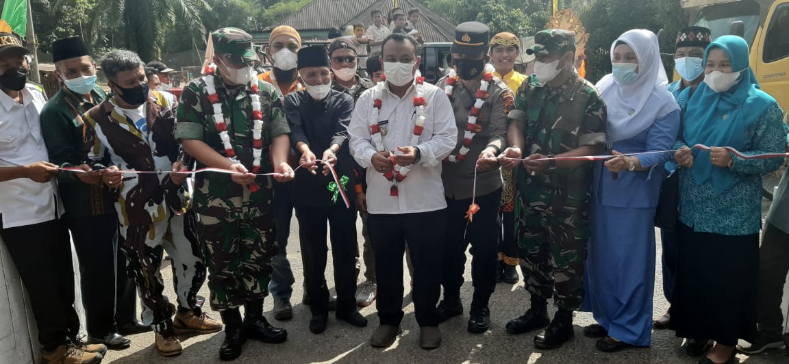 Desa Wek IV Jadi Kampung Pancasila, Kapolsek Batangtoru : Mari Tingkatkan Persaudaraan