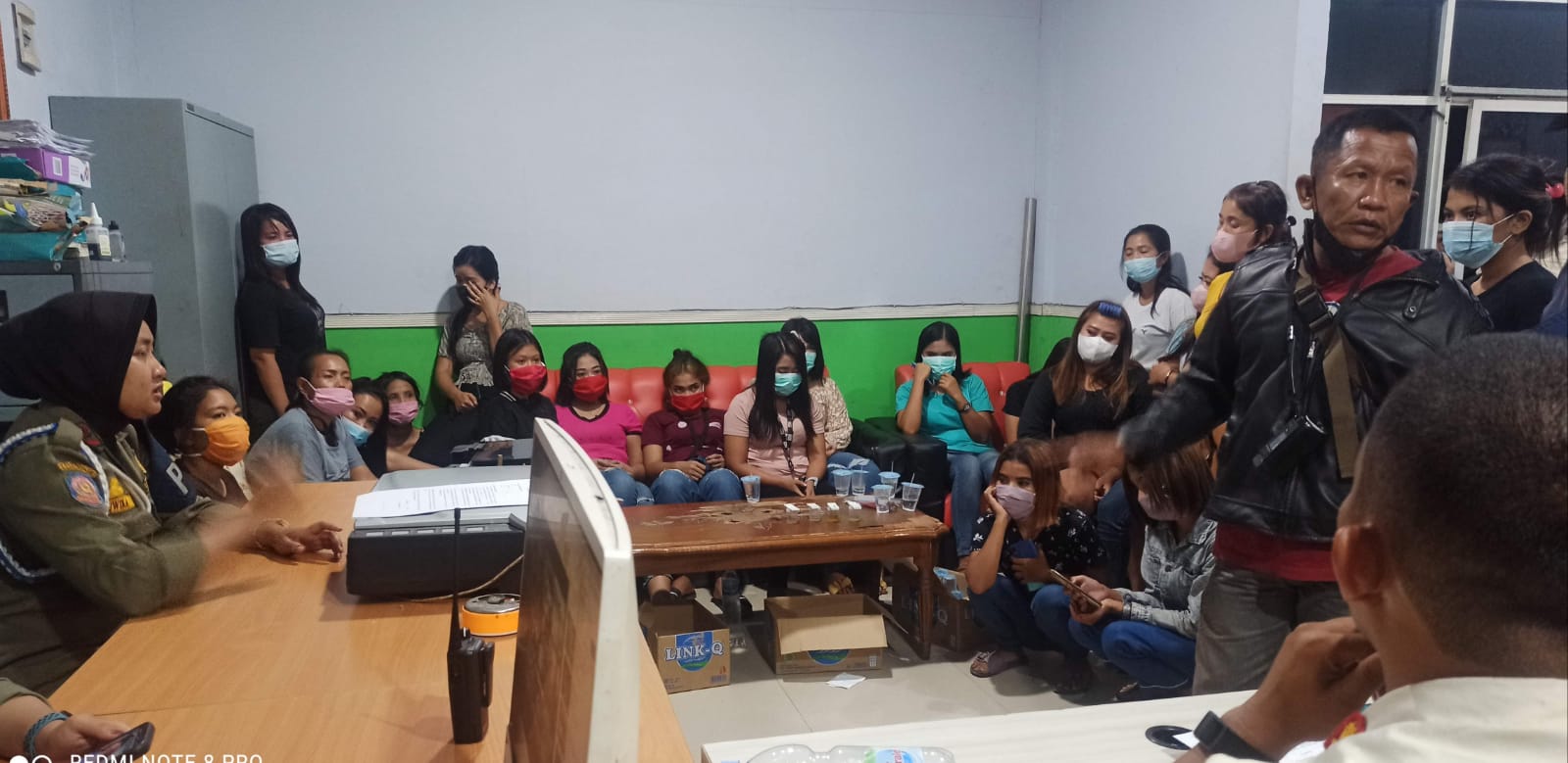 24 Orang Wanita Malam Terjaring Razia Satpol PP Sergai, 8 Orang Positif Narkoba