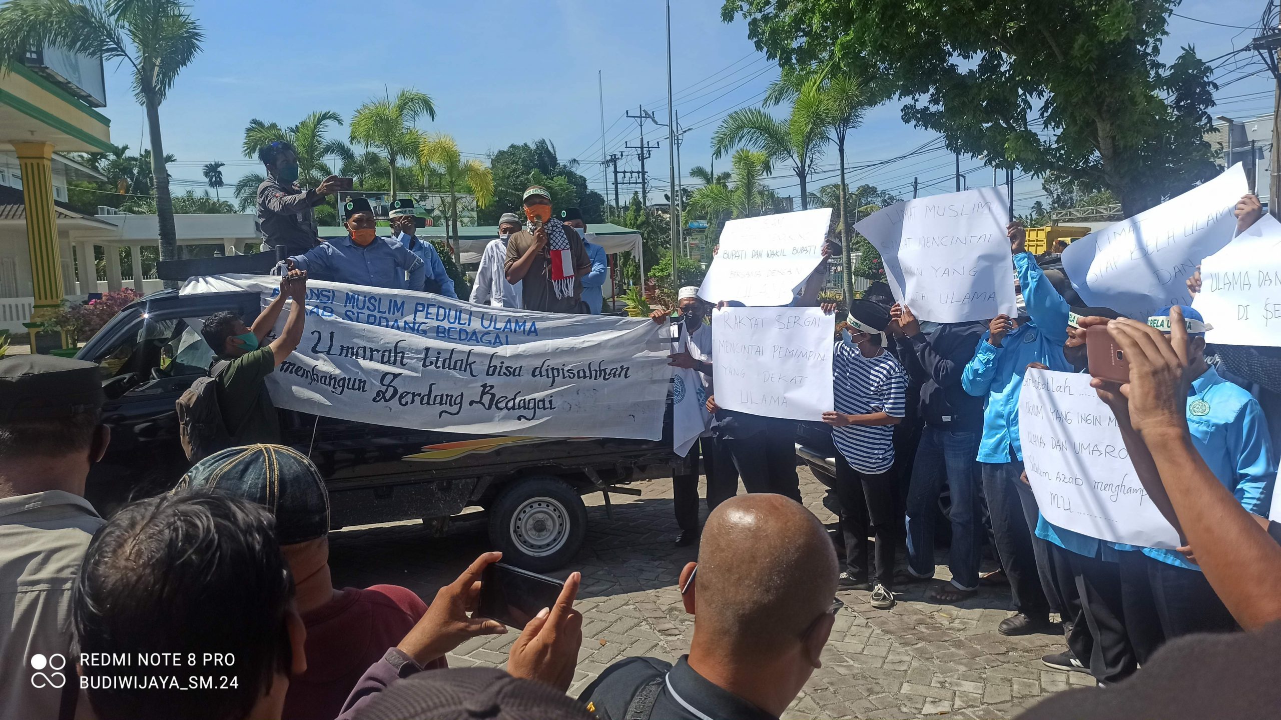 AMPU Sergai Gelar Aksi Damai Dukung Ulama