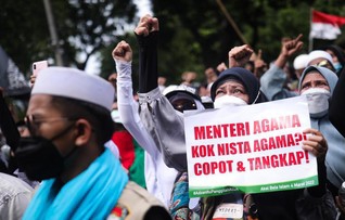 Menag Yaqud Didemo PA 212, Ini Tuntutannya